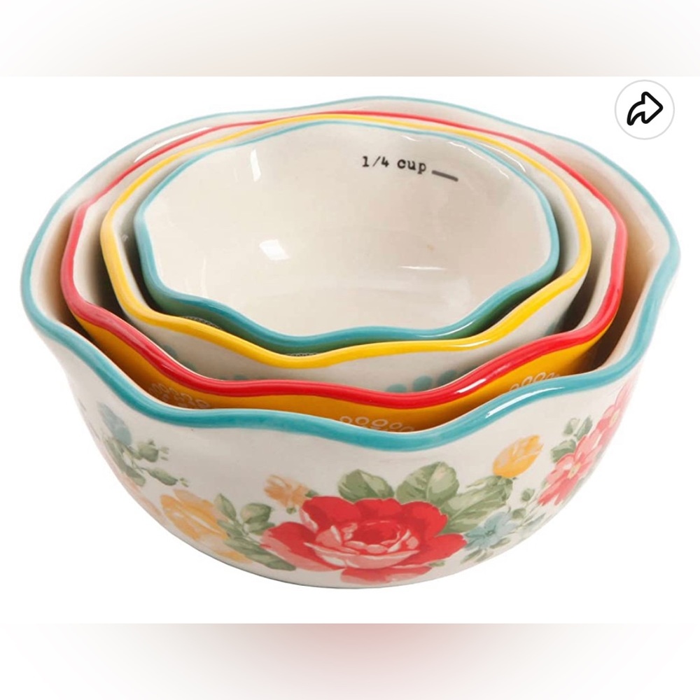 Pioneer Woman Breezy Blossom Measuring Cups